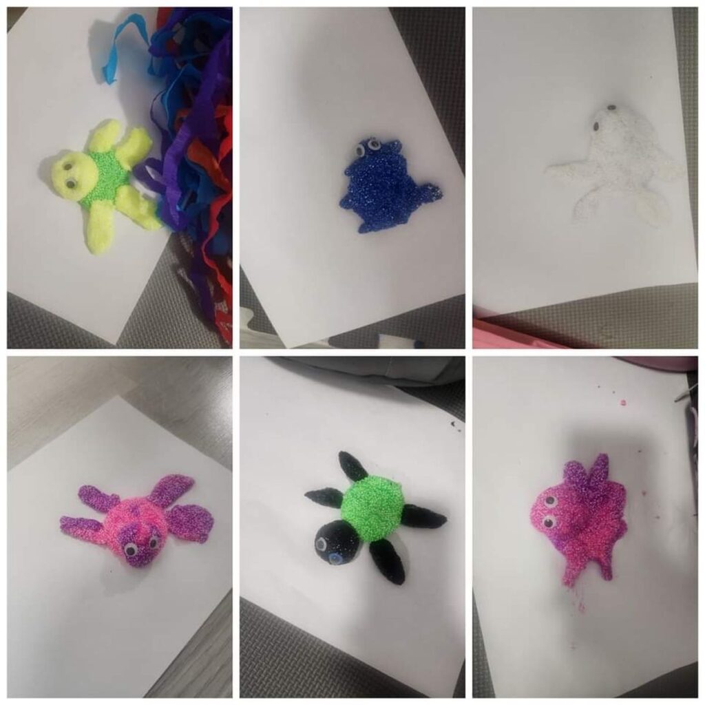 Twórczość dzieci w gabinecie Artysta Mowy